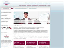 Tablet Screenshot of investoren-dinner.de